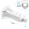 Luxrite Vertical PL LED CFL Replacement Light Bulbs 3 CCT Selectable 11W 1450LM G24/G24Q/GX24Q Base 2-Pack LR24567-2PK - alternate 5